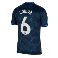 Koszulka piłkarska Chelsea Thiago Silva #6 Strój wyjazdowy 2023-24 tanio Krótki Rękaw